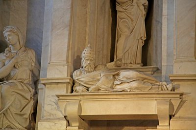 Portrait of Julius II from the Tomb of Julius II, 1515 by Michelangelo Buonarroti